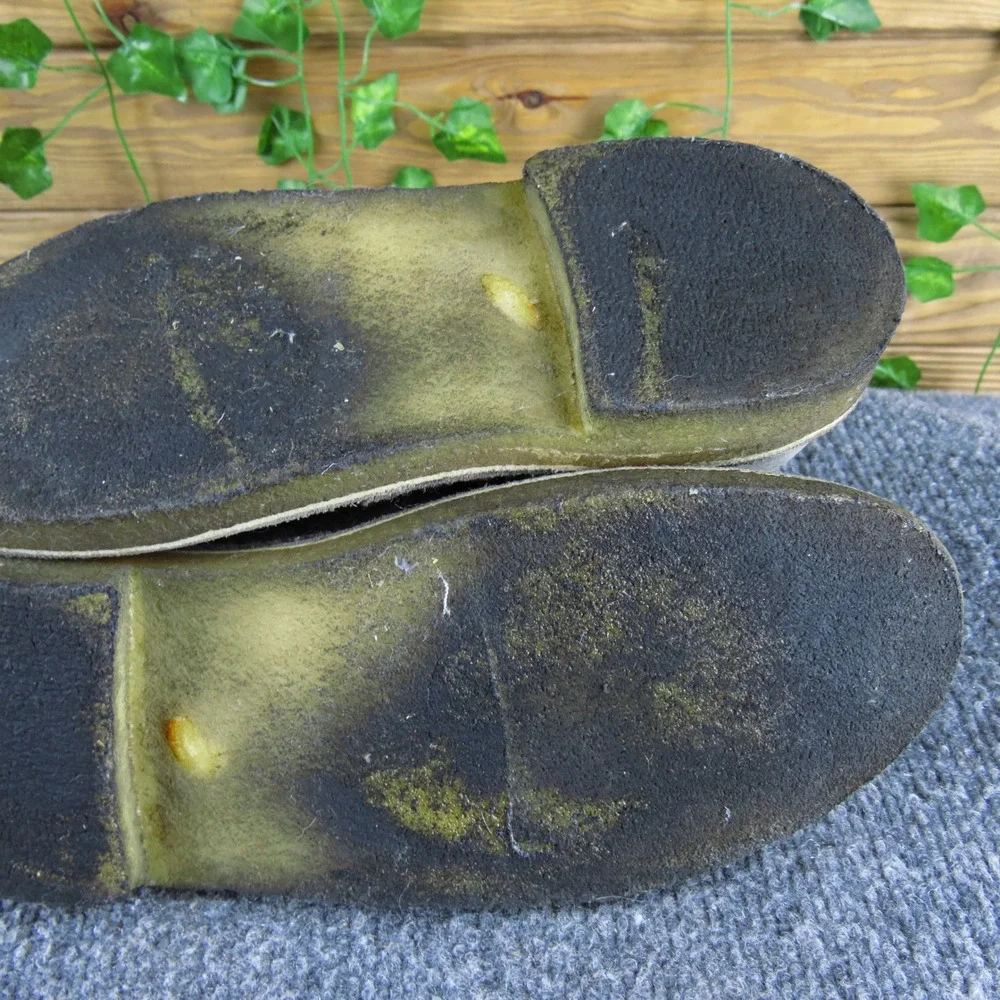 Clarks Originals Men 7.5 Gray Suede Wool Desert Boots Casual‎ Comfort
